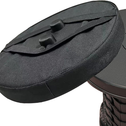 Thick Seat Cushion for Telescopic Stools, Collapsible Stool Chair Pads with Thickened Memory Foam, Fits All Round Retractable Folding Stools (Cushion Only).
