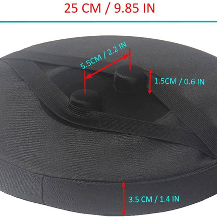 Thick Seat Cushion for Telescopic Stools, Collapsible Stool Chair Pads with Thickened Memory Foam, Fits All Round Retractable Folding Stools (Cushion Only).