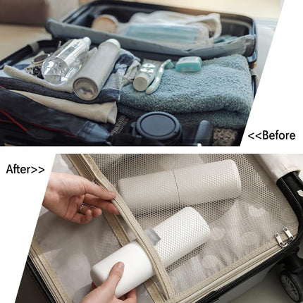 Travel Toothbrush Case, Portable Tooth Brush Holder and Toothpaste Cover Container with Mouthwash Cup, Compact Oral Clean Tools Organizer for Traveling/Camping/School/Home (Grey).