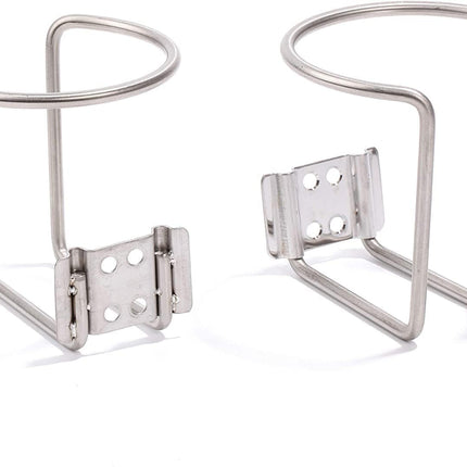 Z-Color 2pcs Stainless Steel Boat Ring Cup Drink Holder Universal Drinks Holders for Marine Yacht Truck RV Car Trailer Hardware.