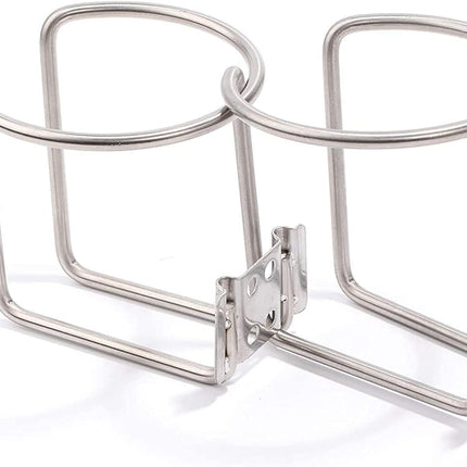 Z-Color 2pcs Stainless Steel Boat Ring Cup Drink Holder Universal Drinks Holders for Marine Yacht Truck RV Car Trailer Hardware.