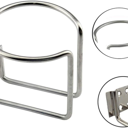 Z-Color 2pcs Stainless Steel Boat Ring Cup Drink Holder Universal Drinks Holders for Marine Yacht Truck RV Car Trailer Hardware.