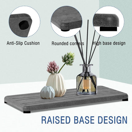3PCS Water Absorbing Stone Tray, Fast Drying Stone Sink Tray, Stones Soap Trays, Water Absorbent Diatomite Trays, Diatomite Coasters for Kitchen Sink Bathroom Counter, Hand Soap Dish & Holders.