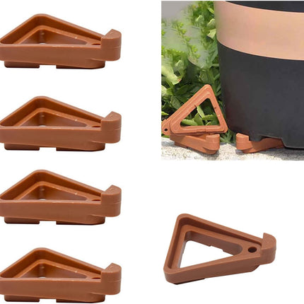 24pcs Plant Pot Feet, Invisible Flower Pot Risers, Non-Slip Pot Toes Supports for Indoor Outdoor Gardening Plant Container Small to Large Flower Planters.