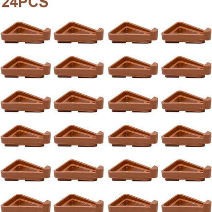 24pcs Plant Pot Feet, Invisible Flower Pot Risers, Non-Slip Pot Toes Supports for Indoor Outdoor Gardening Plant Container Small to Large Flower Planters.