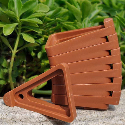 24pcs Plant Pot Feet, Invisible Flower Pot Risers, Non-Slip Pot Toes Supports for Indoor Outdoor Gardening Plant Container Small to Large Flower Planters.