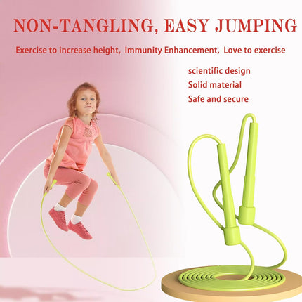 Kids Jump Rope, 3-Pack Set, Jump Rope for Kids 8-12, Beginners, and Adults - Lightweight, Tangle-Free, Adjustable PVC Rope - Jump Rope Kids, Jump Rope for Women (3 pcs).