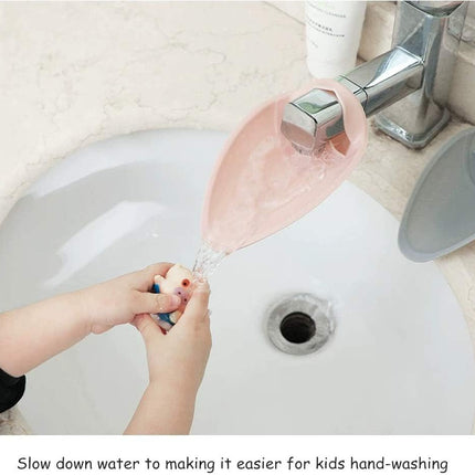Faucet Extender - Sink Handle Extender, Safe Fun Bathroom Hand-Washing Solution for Babies, Toddlers, Kids, Teach Your Kids Good Sanitation Habits(Grey).