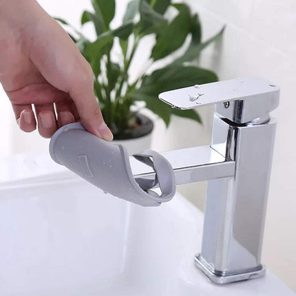 Faucet Extender - Sink Handle Extender, Safe Fun Bathroom Hand-Washing Solution for Babies, Toddlers, Kids, Teach Your Kids Good Sanitation Habits(Grey).