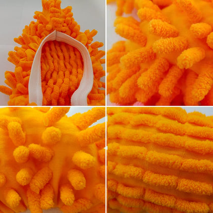 10 PCS 5 Pairs Dust Duster Mop Slippers Shoes Cover, Multi Function Washable Microfiber Foot Socks Floor Cleaning Shoes Cover for House Kitchen Office.