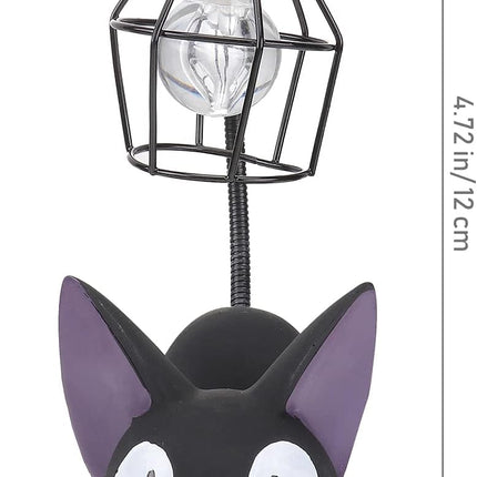 Resin Cat Design lamp Creative Night Light Table Bedside Lamps for Reading (Iron Wire Lampshade,3.1 x 4.7 x 6.7Inch).