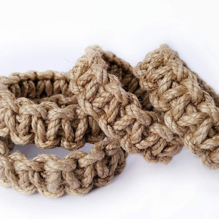 Braided Curtain Tiebacks for Drapes, Rustic Curtain holdbacks Set of 4, Handmade Curtain Ties for Sheer/Light Weight Drapes.