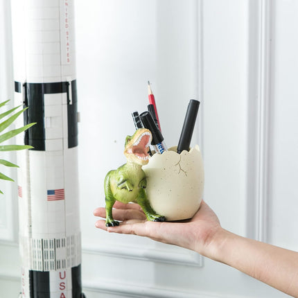 Dinosaur Pen Holder for Desk, Pencil Holder, Cute Fashion Desk Organizers and Accessories, Office Supplies Idea Gift for Women and Kids.