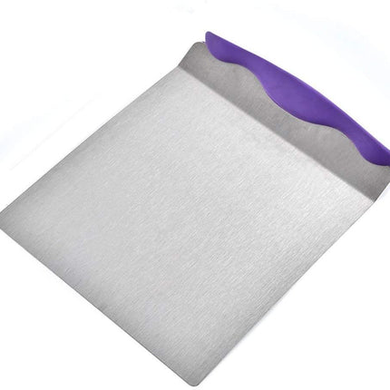 Cake Safe Lifter Stainless Steel Pizza Transfer Shovel Square Cake Tray Moving Plate Tool Cookie Spatula.