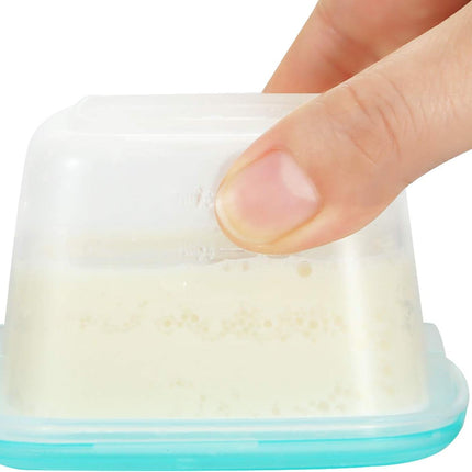 Baby Food Snack Plastic Storage Container with Lids, 12 Pack Set BPA Free Freezer & Dishwasher Safe for Kids.