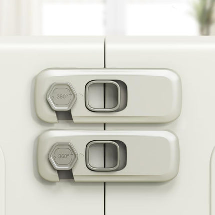 5 Pack Fridge Locks Child Safey, Child Freezer Lock, Baby Fridge Door Latches with Adhesive, Child Locks for Cabinets, Cupboard, Ovens.