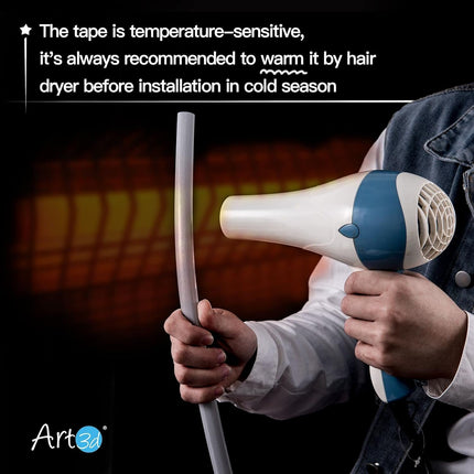 10 Ft Peel and Stick Trim for Backsplash Tile Edge, Self-Adhesive Liner for Corner Decor in White.