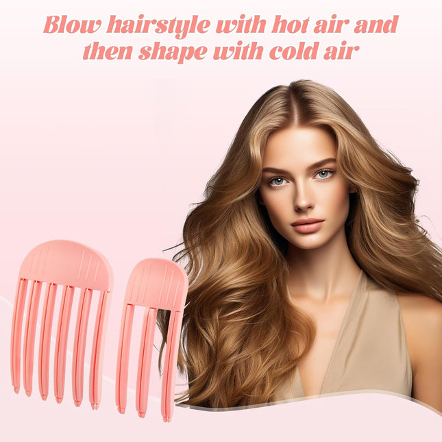 6Pcs Volumizing Hair Clips - Hair Volume Clips for Fluffy Bangs, Spong Bun Updo Volumizing Hair Root Clips Hair Comb Tool (Pink).