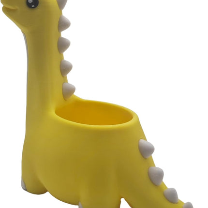 Cute Dinosaur with Egg Pen Holder, Creative Dino Pencil Holder with Four Lovely Bookmark Desk Organizers, Office Supplies Decorations Idea Gift for Women Kids.