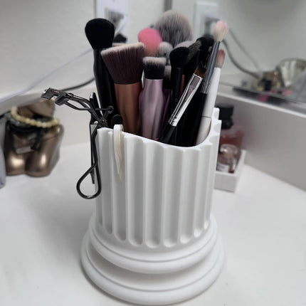 Ancient Column Pen Holder for Desk, Pencil Holder Desk Organizers, Office Supplies Decorations Idea Gift.
