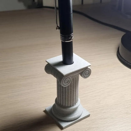 Elegant 3D Printed Column Pen Holder, Pencil Holder Desk Organizers, Office Supplies Decorations Idea Gift.