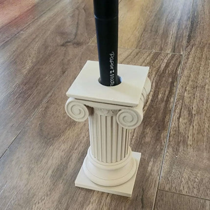 Elegant 3D Printed Column Pen Holder, Pencil Holder Desk Organizers, Office Supplies Decorations Idea Gift.