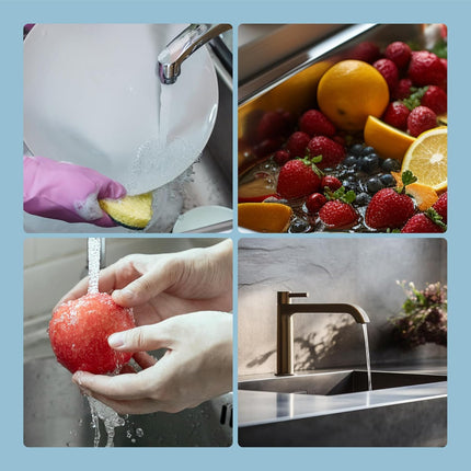 2 Pack All Metal Stainless Steel 3 in 1 Kitchen Sink Drain Strainer, Upgraded Anti-Rust Sink Stop Combo, Anti-Clogging Stainless Steel Basket with Metal Handle for US Standard 3-1/2" Drain.