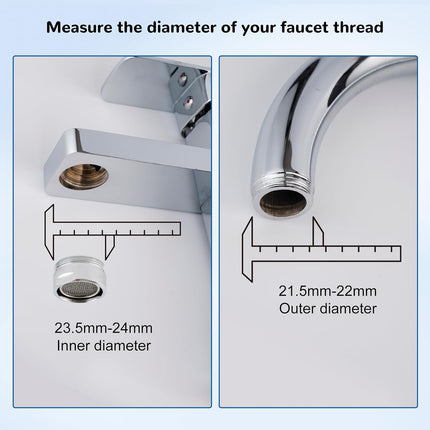 Dishwasher Snap Adapter Connection 2 Pack, One with Swivel Ball Joint and The Other One with Faucet Aerator, 15/16-27Male Outside and 55/64-27Female Inside, Chrome.