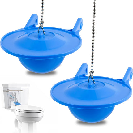 2 pcs Toilet Flapper Replacement, Compatible with Lowes AquaSouce Original 3" Flapper Replacement for 1.28 GPF Toilets (98923, 312795, 352027, 395280, 12293)-Water Saving, Easy to Install.