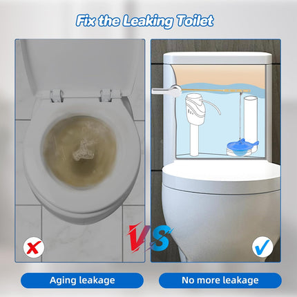 2 pcs Toilet Flapper Replacement, Compatible with Lowes AquaSouce Original 3" Flapper Replacement for 1.28 GPF Toilets (98923, 312795, 352027, 395280, 12293)-Water Saving, Easy to Install.