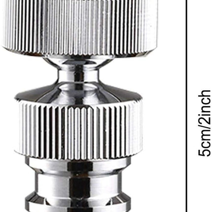 Dishwasher Faucet Adapter, Dishwasher Snap Adapter, 56/64-27 Threaded with Small Diameter Nipple, Chrome Plated, Brass.