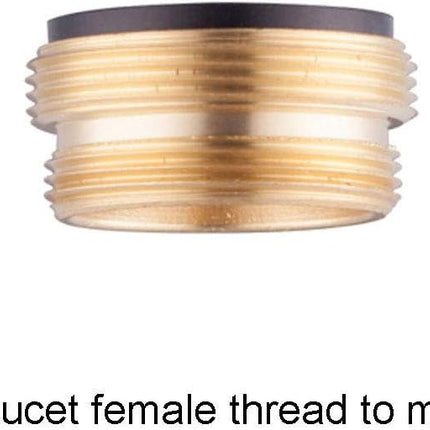 Dishwasher Faucet Adapter, Dishwasher Snap Adapter, 56/64-27 Threaded with Small Diameter Nipple, Chrome Plated, Brass.