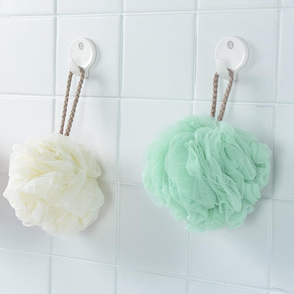 Store Bath Sponges Shower Loofahs Large Mesh Balls Sponge 4 Colors for Body Wash Bathroom Men Women - Pack of 4 Scrubber Cleaning Loofah Bathing Accessories (50g).