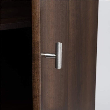 10 Pack Brushed Nickel Cabinet Knobs Cabinet Hardware - Brushed Nickel Drawer Knobs Kitchen Cabinet Knobs T Bar Drawer Pull Knobs 1/2 inch Diameter Overall Length 50mm.