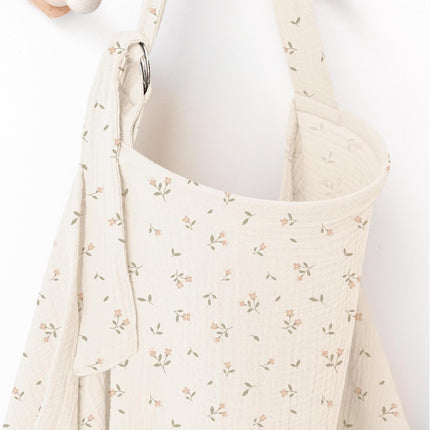 Muslin Nursing Covers for Breastfeeding, Privacy Breast Feeding Cover with Arch Neckline, 100% Cotton Nursing Apron.