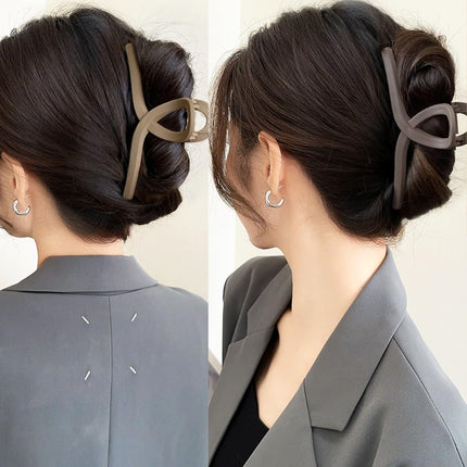 Big Hair Claw Clips - Butterfly Hair Accessories for Women and Girls,Butterfly Claw Clips for Thick Hair - Large Hair Clips for Women (Neutral).
