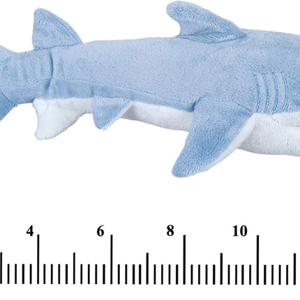 Stuffed Animal Sharks - Pack of 2 Large, 14 inch Mako & 13 inch Hammerhead Plush Shark Toys, Stuff Animals Toy, for Baby Toddlers & Kids.