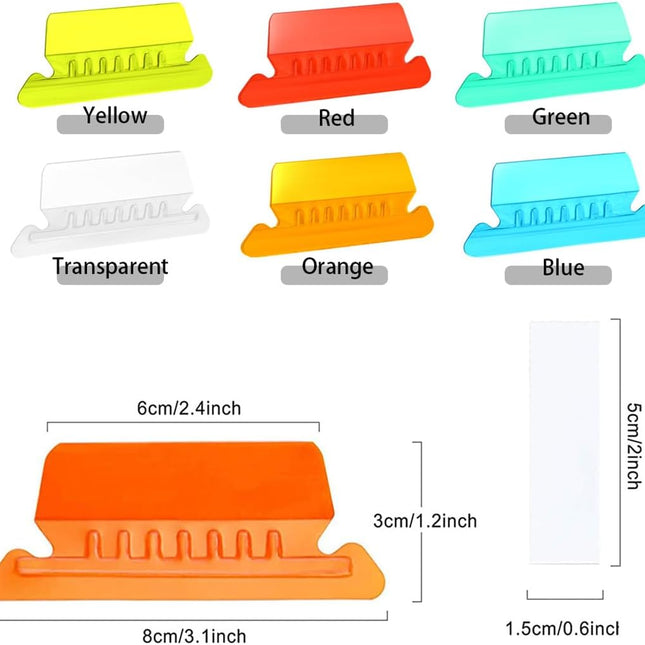 File Folder Tabs Hanging File Folder Labels 60 Sets Plastic File Tabs with Inserts for Hanging Files.