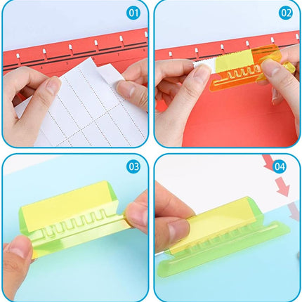 File Folder Tabs Hanging File Folder Labels 60 Sets Plastic File Tabs with Inserts for Hanging Files.