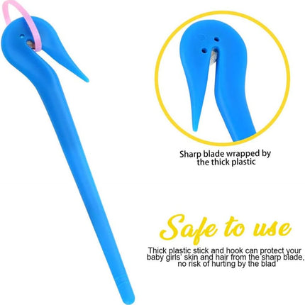Hair Bands Remover Elastic Hair Ties Cutter,Ponytail Rubber Hairband Cutters Headbands Pony Pick Removal Tool 3 PCS.