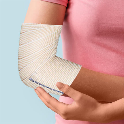 Elastic Bandage Wrap Compression Bandages 6PCS Cotton Elastic Bandage Wrap Roll with Closure for Injury Recovery and Sport Support.