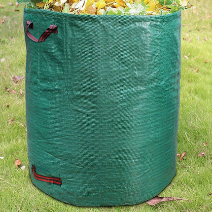 Reusable Gardening Lawn Leaf Bag, 272L, Green, 1 Count.