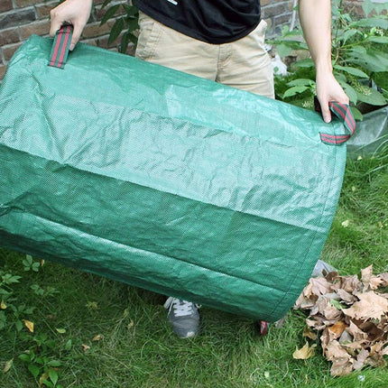 Reusable Gardening Lawn Leaf Bag, 272L, Green, 1 Count.