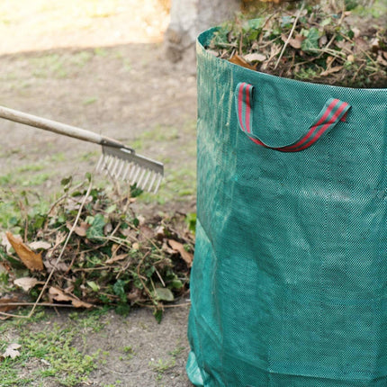 Reusable Gardening Lawn Leaf Bag, 272L, Green, 1 Count.