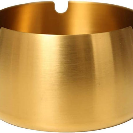 IME Windproof Ashtray Portable Ash Tray Stainless Steel Smoke Ashtrays for Patio Outdoors Home Office Party Bar.