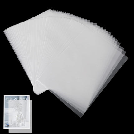 Translucent Sulfuric Paper A4 Tracing Paper 50 Sheets Copy Transfer Sulfuric Acid Paper for Animation Calligraphy Drawing Copying.