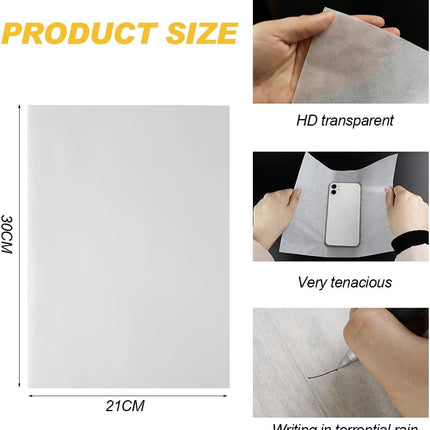 Translucent Sulfuric Paper A4 Tracing Paper 50 Sheets Copy Transfer Sulfuric Acid Paper for Animation Calligraphy Drawing Copying.