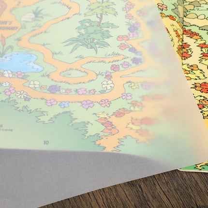 Translucent Sulfuric Paper A4 Tracing Paper 50 Sheets Copy Transfer Sulfuric Acid Paper for Animation Calligraphy Drawing Copying.