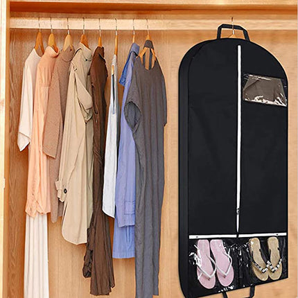 Garment Bags Hanging Clothes Travel, 50.4 Inch Long Suit Bags Cover for Women Dresses and Men Coats.