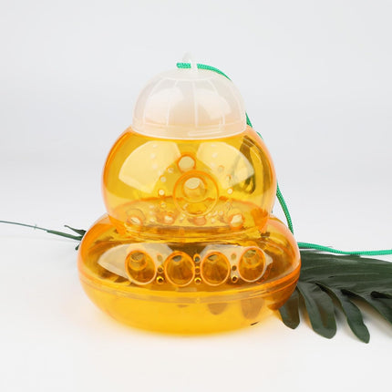 2 Pack Wasp Trap Hornets, Yellow Jackets Wasp Repellent, Hornet Trap, Bee Traps Wasps, Wasp Traps for Outdoors, Effective and Reusable, Safe and Natural, No Bottom Seam.